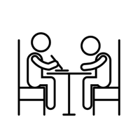 Informal teaching icon