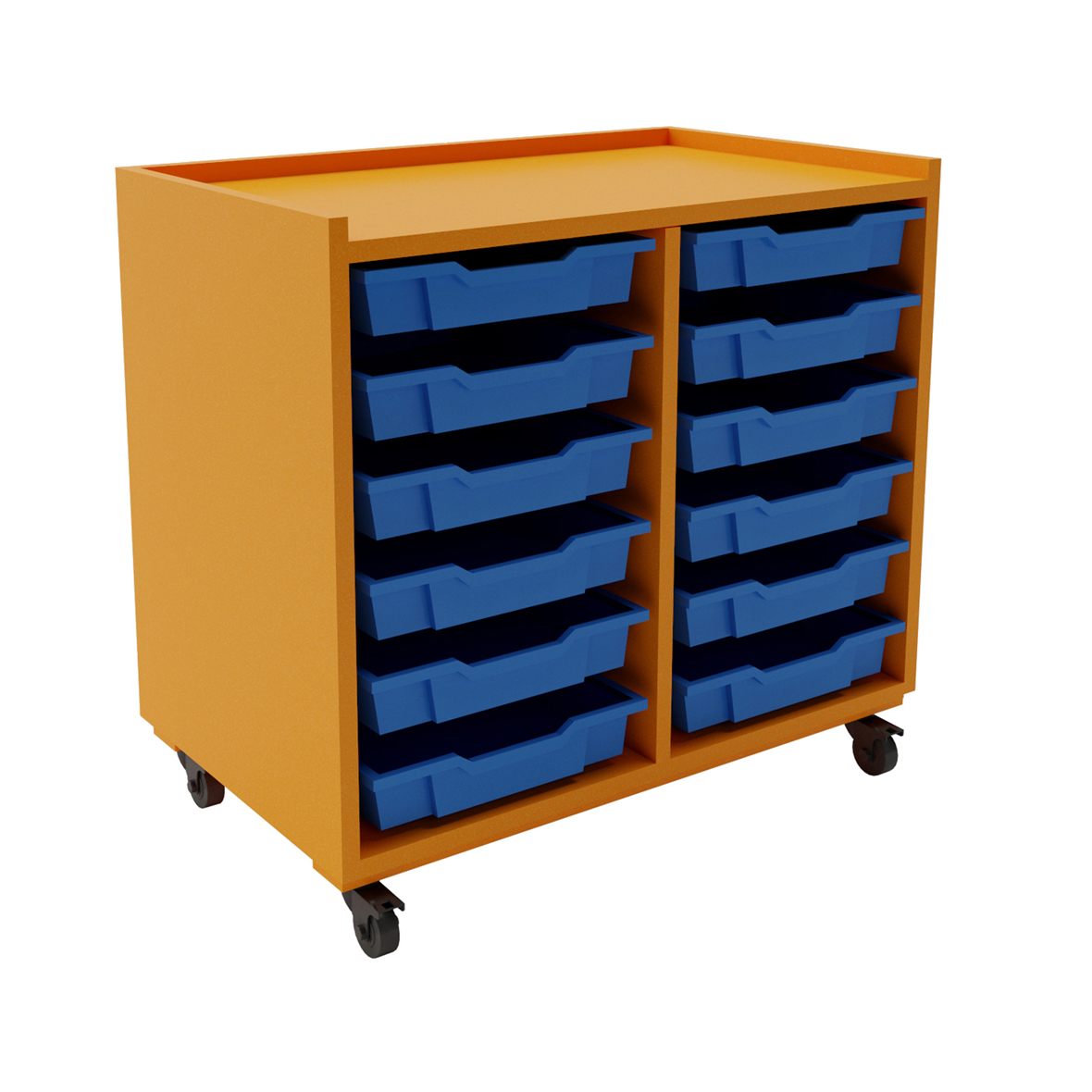 Flexi Trolley 2 Bay Energise Royal Blue